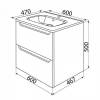 Тумба с раковиной Iddis Edifice EDI60W0i95K белый фото 3