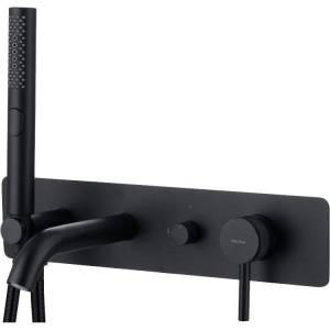 Смеситель для ванны Allen Brau Priority 5.31006-31 с внутренней частью, черный матовый