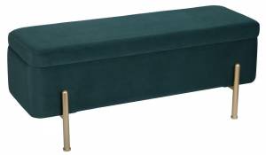 Банкетка-сундук Stool Group Болейн 20A544VF-MOMO-17 с ящиком, велюр зеленый 110x42