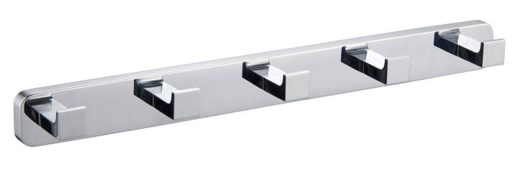 Вешалка Wonzon & Woghand WW-9555 с 5 крючками, хром