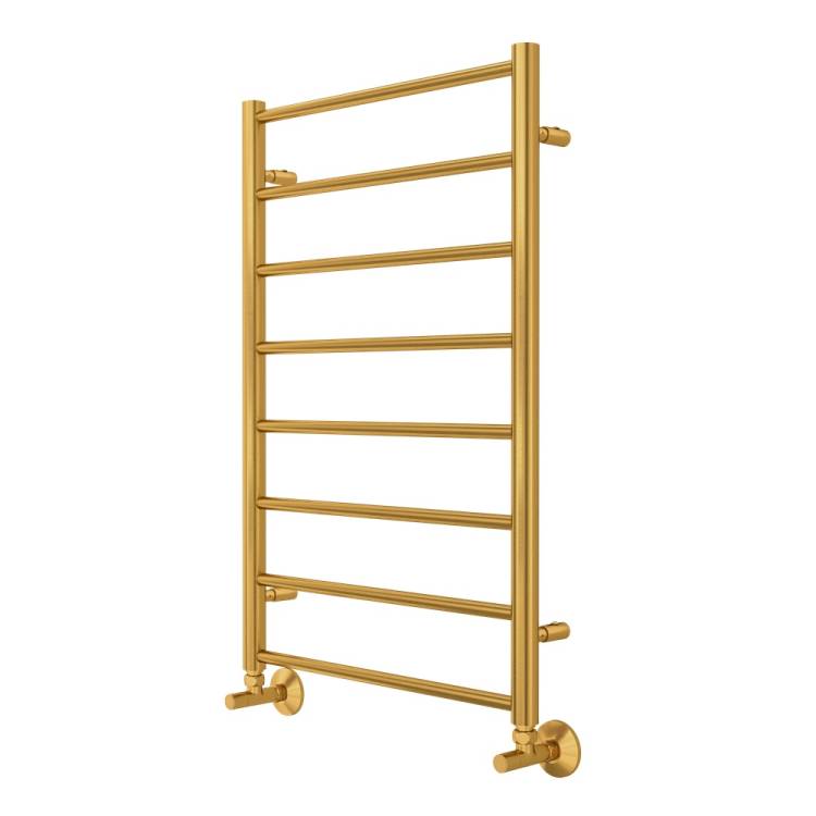 Полотенцесушитель водяной Terminus Аврора П8 50x80, брашированное золото