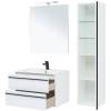 Тумба с раковиной Aquanet Lino 80 белый матовый фото 4