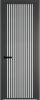 Межкомнатная дверь Profil Doors 3 AGP цвет профиля Серая ночь, стекло безопасное 6 мм мору осветленное 700x2000