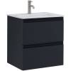 Тумба с раковиной Allen Brau Eclipse 2.0 1.E1001.AM 2.0 антрацит матовый, 61x63.4