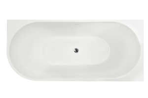 Акриловая ванна Royal Bath Riva RB610312R-CH правая, белая, 180x80