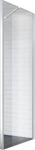 Боковая стенка BelBagno Marmi 90-FIX-C-Cr стекло прозрачное