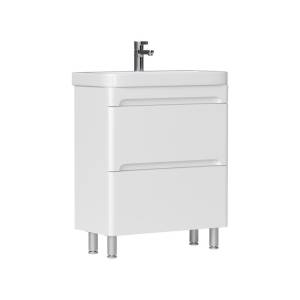 Тумба с раковиной Equil Nice 70 напольная, белая