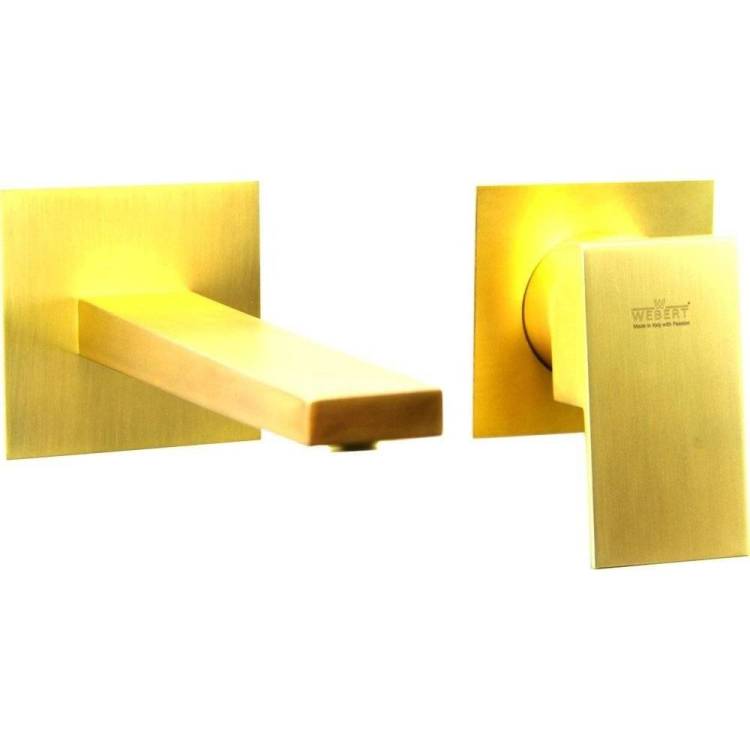 Смеситель для раковины Webert Pegaso PE830606794 с внутренней частью, золотой