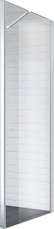 Боковая стенка BelBagno Marmi 90-FIX-C-Cr стекло прозрачное