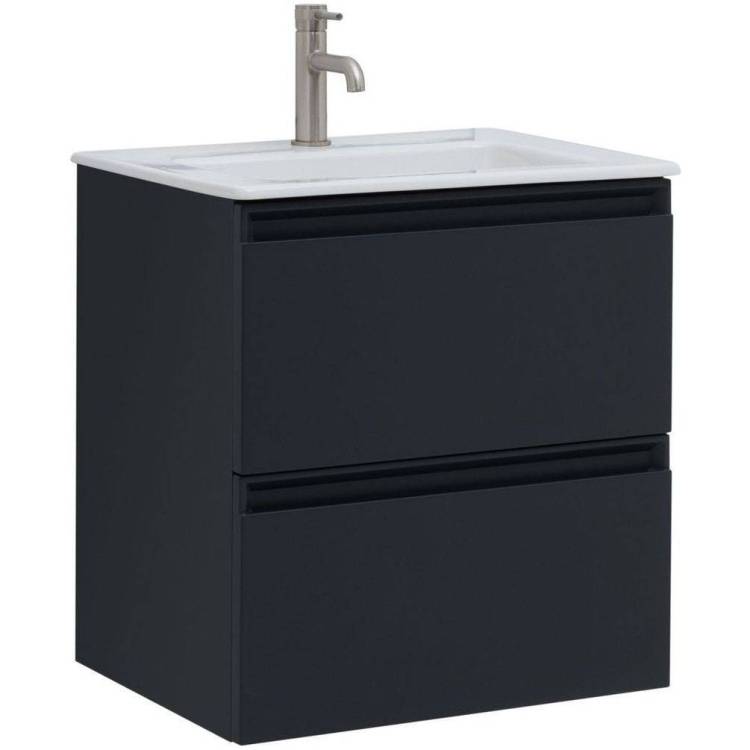 Тумба с раковиной Allen Brau Eclipse 2.0 1.E1001.AM 2.0 антрацит матовый, 61x63.4