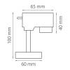 Адаптер для шинопровода Lightstar Asta 592056 фото 3