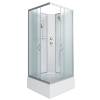 Душевая кабина Niagara Classic NG-1108-14BK (900x900x2000) со средним поддоном (26см),, с полкой