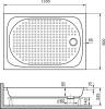 Поддон для душа RGW Lux TN 16180282-21 120x80 фото 4