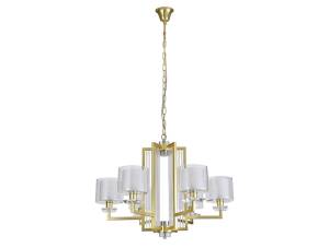 Подвесная люстра Newport Александра 4406+1/C mat.gold