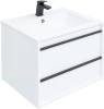 Мебель для ванной Aquanet Lino 60 белый матовый фото 2