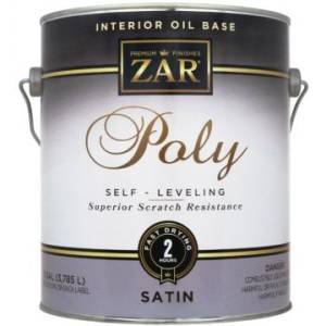 Полиуретановый лак ZAR Poly Interior Oil Base полуматовый 3.78 л