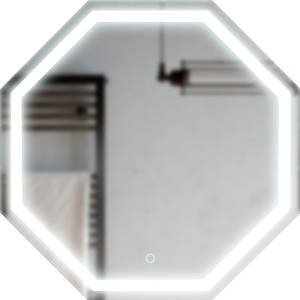 Зеркало Corozo Альпина SD-00000853 70x70 белый