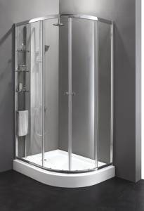 Душевой уголок Cezares ANIMA-W-RH-2-120/100-C-Cr-R профиль хром, стекло прозрачное, 120x100x200