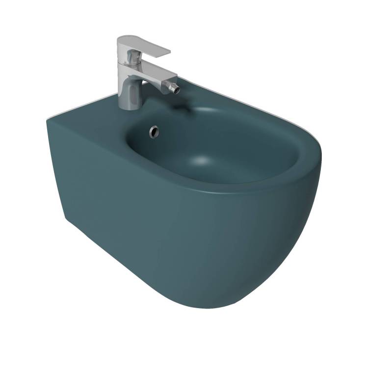 Биде подвесное Isvea Infinity 10NF41001SV-2P изумрудное матовое