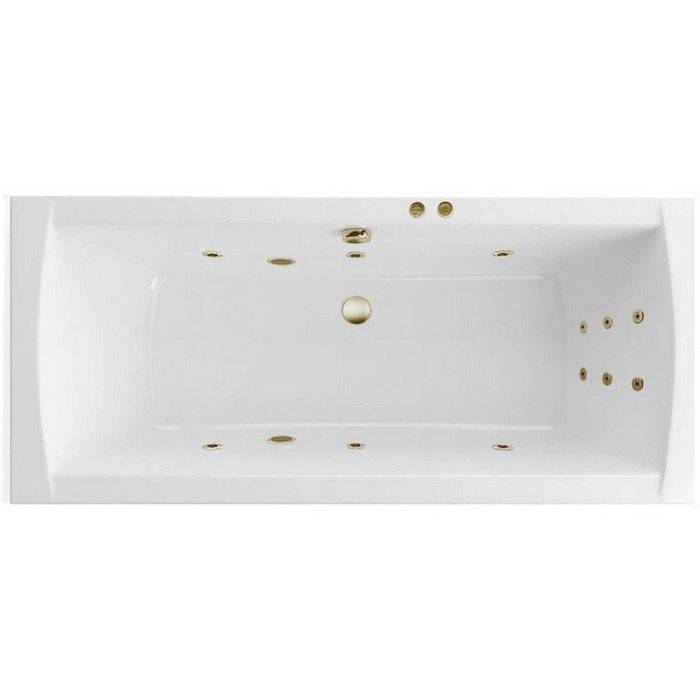 Акриловая ванна Excellent Aquaria Lux LINE WAEX.AQU18.LINE.BR 180x80 бронза