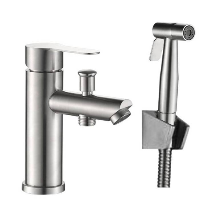 Смеситель для раковины Haiba HB12801 с гигиенической лейкой