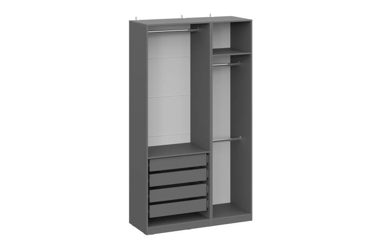 Шкаф открытый Арника Эккервуд 00-00323059 Темно-серый