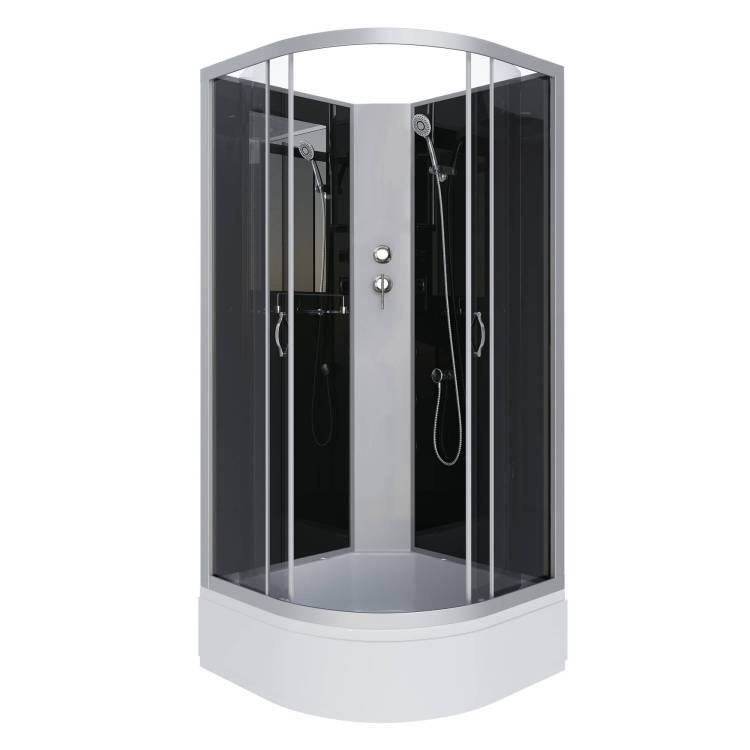 Душевая кабина Niagara Classic NG-3502-14BK (1000x1000x2000) со средним поддоном (26см)