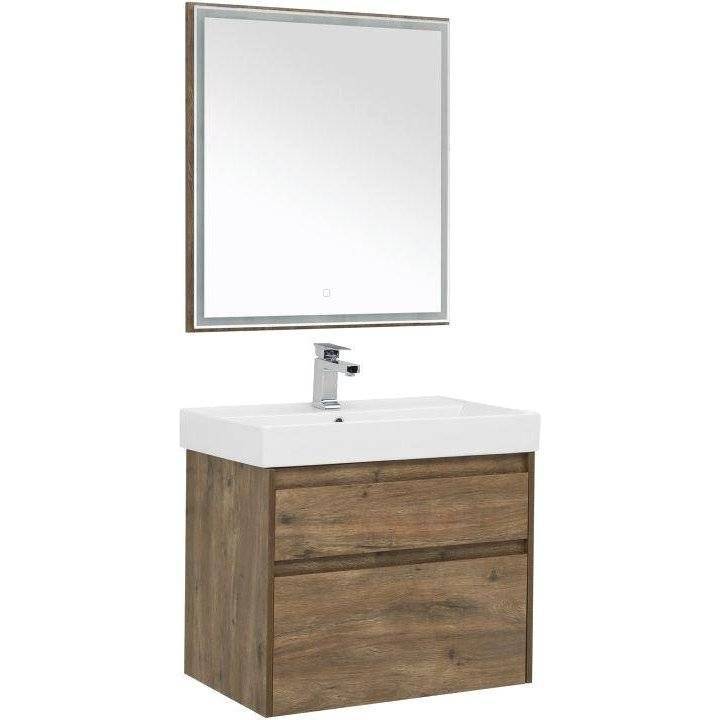 Мебель для ванной Aquanet Nova Lite 75 254218 дуб рустикальный, 1450x757x460