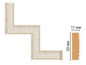 Декоративный угловой элемент DECOMASTER 156-1-41 30x30x1.1