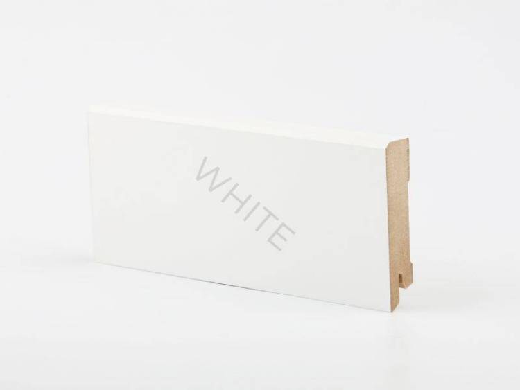 Плинтус Deartio White W 29-80 Белый 2050x80x16