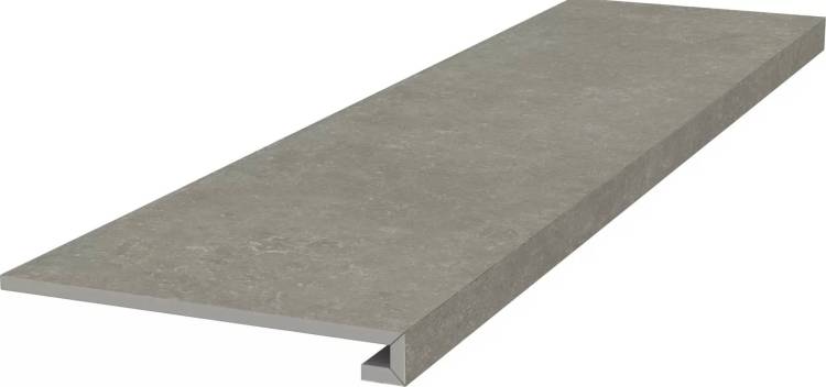 Ступень Kerama Marazzi Касабланка KM6012G0171RGCF фронтальная клееная HP серый матовый обрезной 33x119.5