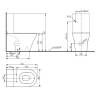 Унитаз-компакт TOTO MH безободковый, сиденье микролифт, Tornado Flush, белый фото 4