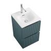 Тумба с раковиной BelBagno UNO-MINI 40 подвесная, Голубой Матовый фото 2