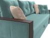 Диван прямой Лига Диванов Валенсия 114462 Бирюзовый\Бежевый фото 8