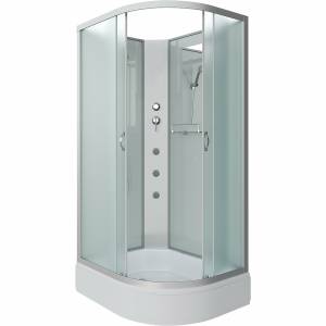 Душевая кабина Niagara Classic 330844LBKG 100x80x200 с гидромассажем