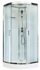 Душевая кабина Royal Bath HK RB90HK-M-CH FATO профиль хром, стекло рифленое, 90x90x215