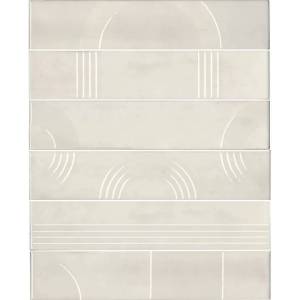 Панно Kerama Marazzi Мажорель KMP3STA001RN6X Белый Глянцевый 28.5x36