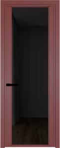 Межкомнатная дверь Profil Doors 2 AGP цвет профиля Красный антрацит, стекло безопасное 6 мм черное тонированное 600x2000