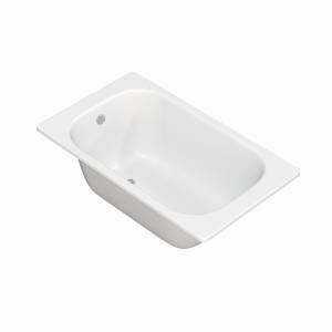 Стальная ванна Watersense Milana W00798 без ножек, 120х70