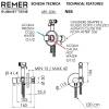 Гигиенический душ Remer Minimal N65NO черный матовый фото 3