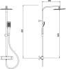 Душевая стойка RGW Shower Panels SP-22 фото 3