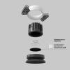 Встраиваемый светильник Maytoni Technical Round DL058-12W4K-TRS-B фото 3