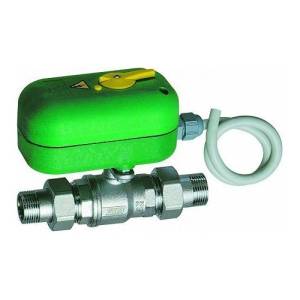 Кран шаровой сервоприводный 2-х ходовой с ручной деблокировкой FAR 220 В, 1 , НР