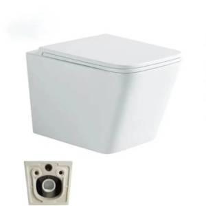 Унитаз подвесной Stella Polar Ибица KN9722004 безободковый, сиденье микролифт, белый