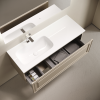 Тумба под раковину Sancos Very VR120LCE левая, c одним ящиком, Beige Soft, 119.5x44.5x40.6 фото 5