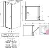 Душевой уголок Radaway EOS II KDJ 90x75 L фото 6