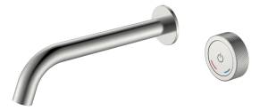 Смеситель для раковины Boheme Tech 158/2-NB автоматический, встраиваемый, Nikel Brush