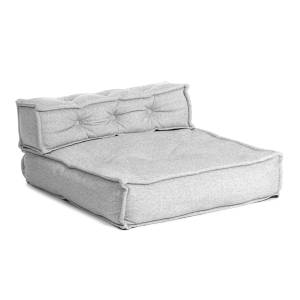 Модуль мягкий Tetchair Miracle 25338 VT shape silver велюр, букле, прямой