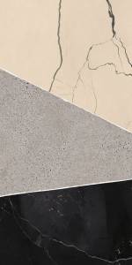 Керамогранит Fioranese Sound of marbles M4F717L Deco Fiomood Nero levigato 74x148