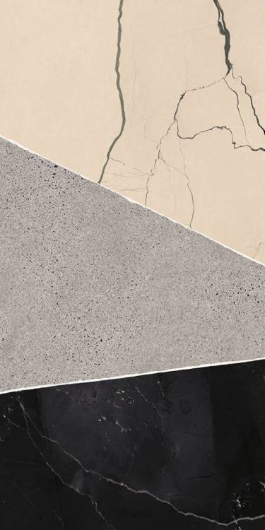 Керамогранит Fioranese Sound of marbles M4F717L Deco Fiomood Nero levigato 74x148